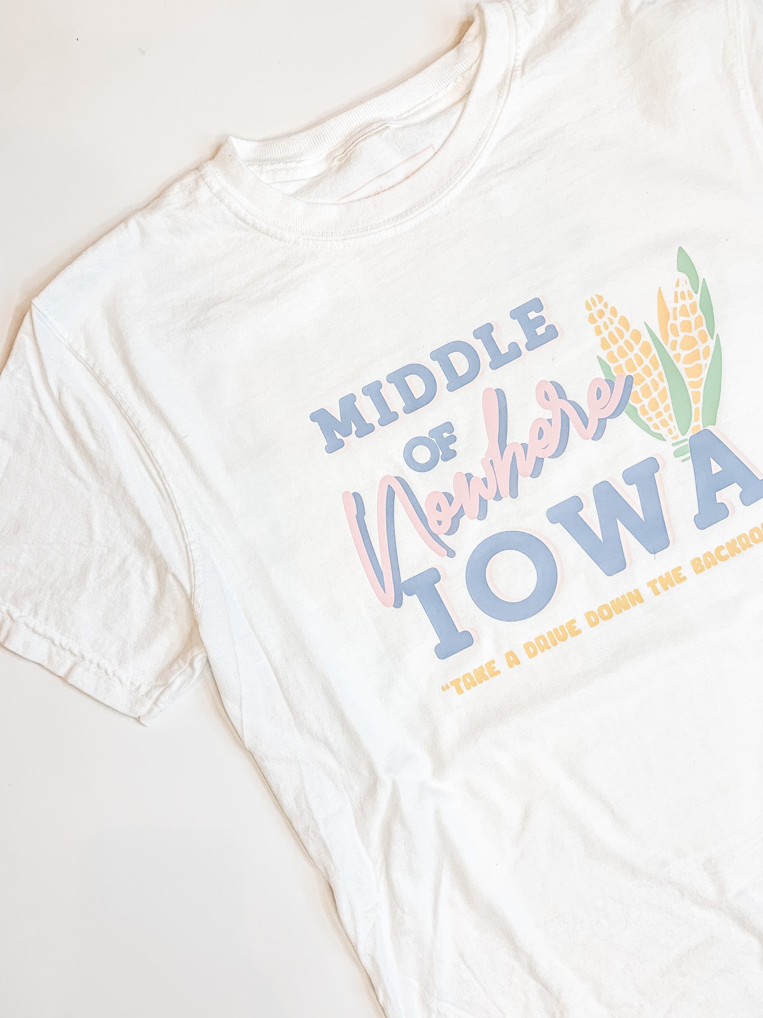 Middle of Nowhere Iowa - White