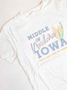 Middle of Nowhere Iowa - White