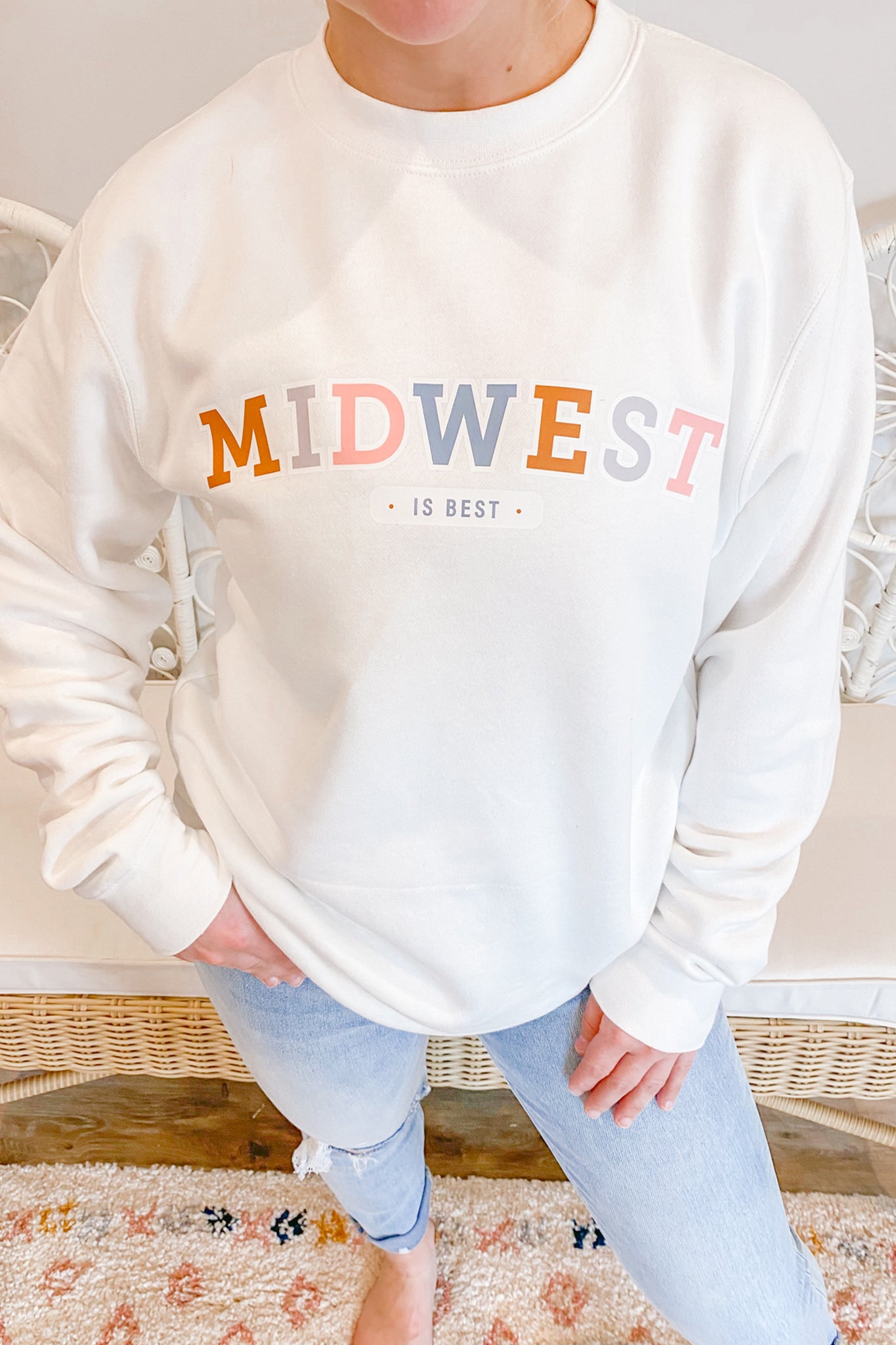 Midwest is Best White Crew