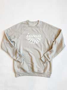 IOWA SUNRISE Bone Crewneck Sweatshirt